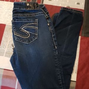 Suki Silver Womens jeans
